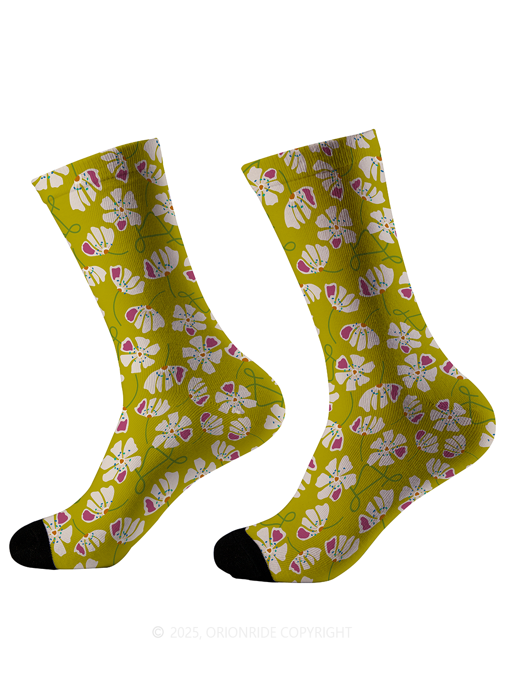 Orionride Flower Bicycle Cycling Socks