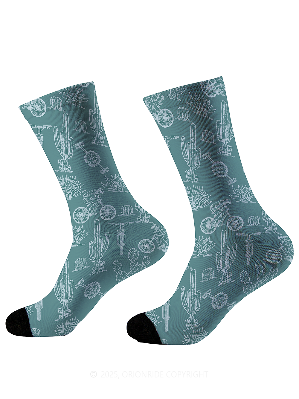 Orionride Desert Cactus Cycling Socks