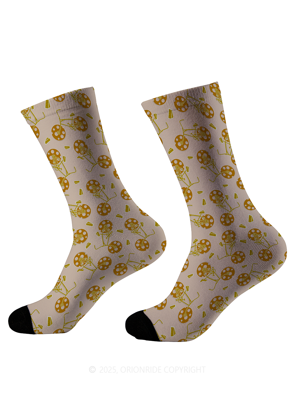 Orionride Cheese Bike Cycling Socks