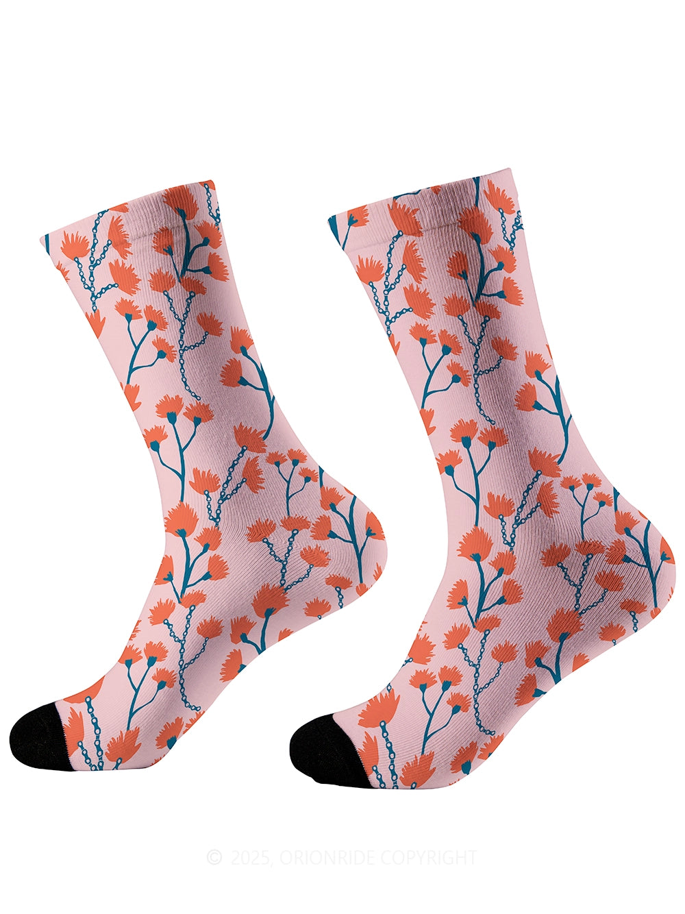 Orionride Flower Chain Cycling Socks