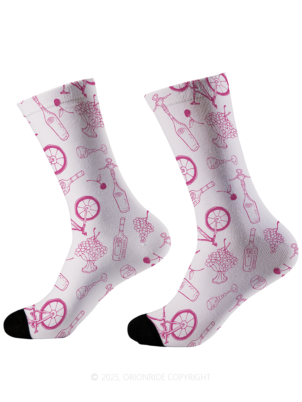 Orionride Fruit And Beer Cycling Socks