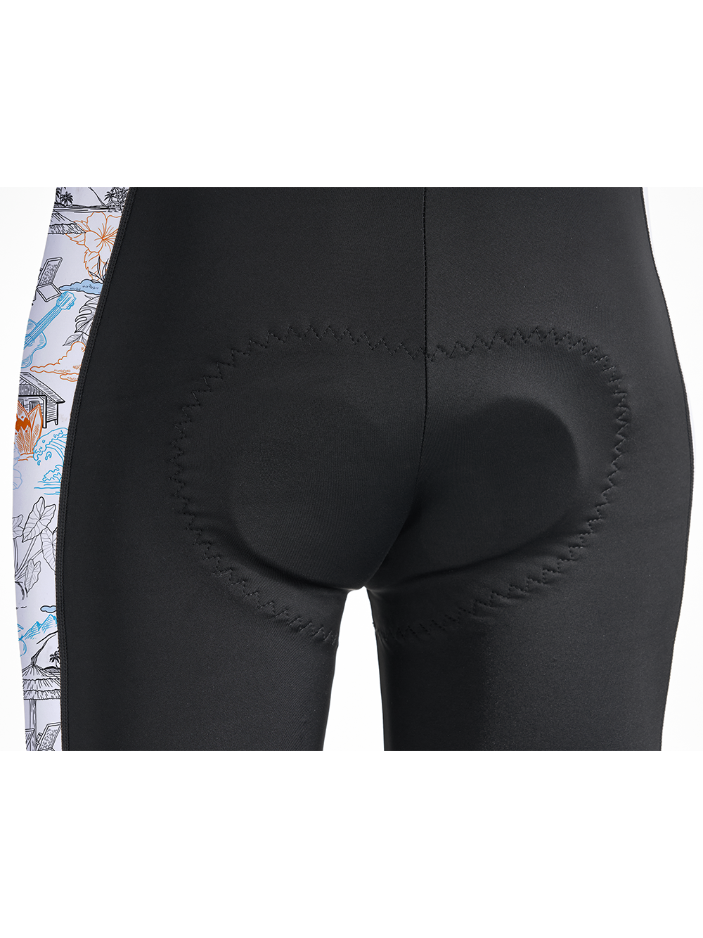 Orionride Hawaiian Style Cycling Bib Short