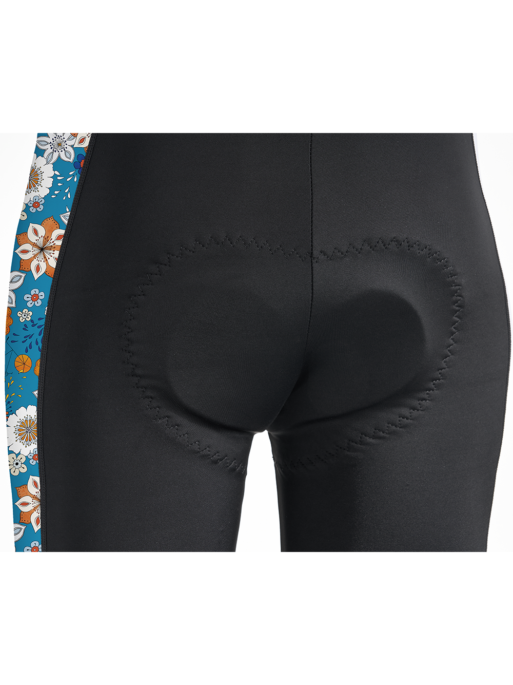 Orionride Flat Flowers Cycling Bib Short