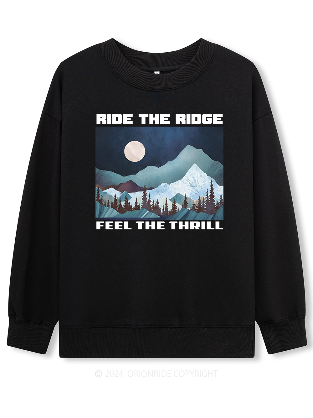 Orionride Long Sleeves Night Forest Bike Sweatshirts