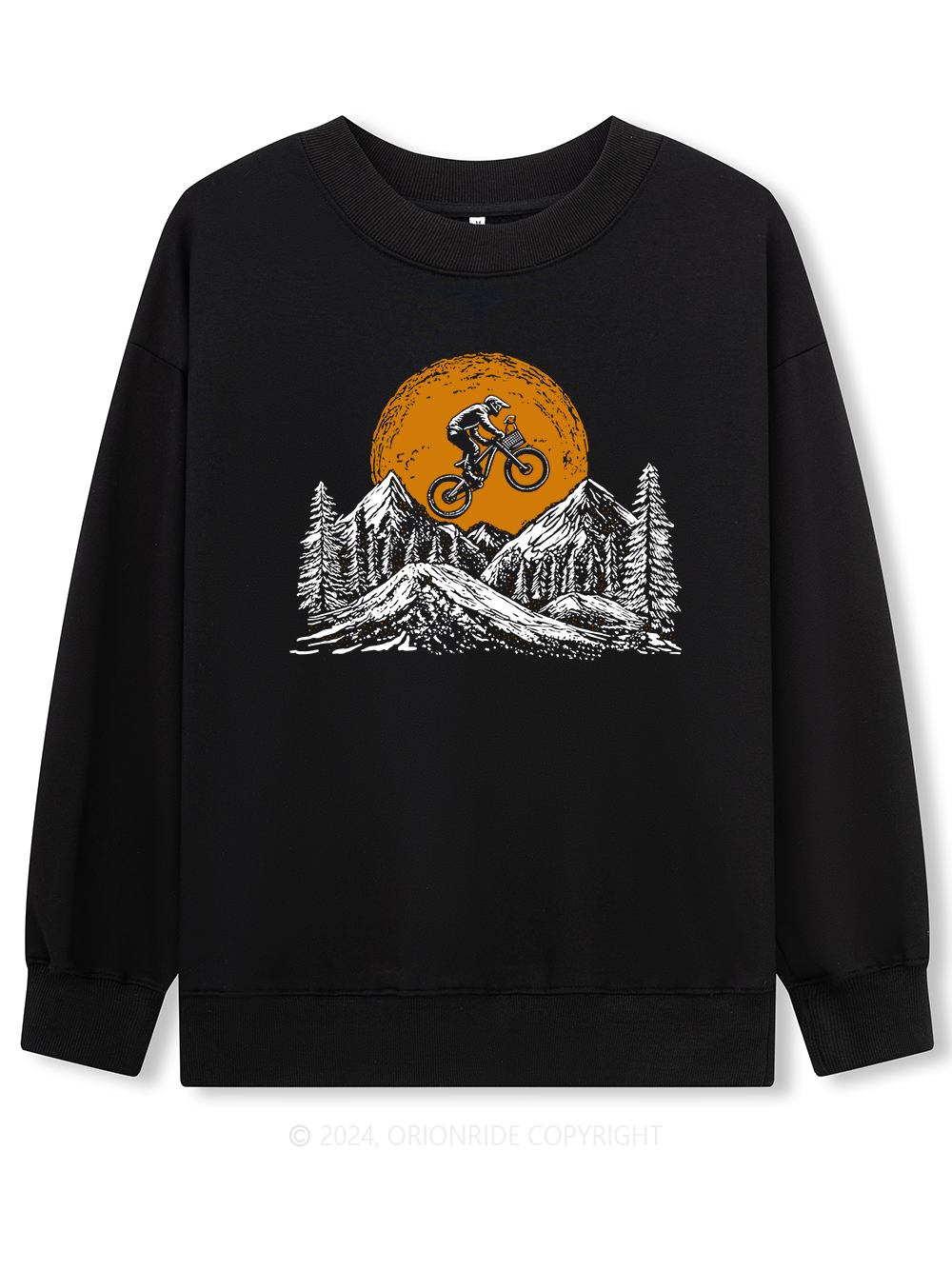 Orionride Long Sleeves Mountain Bike With Dog Bike Sweatshirts