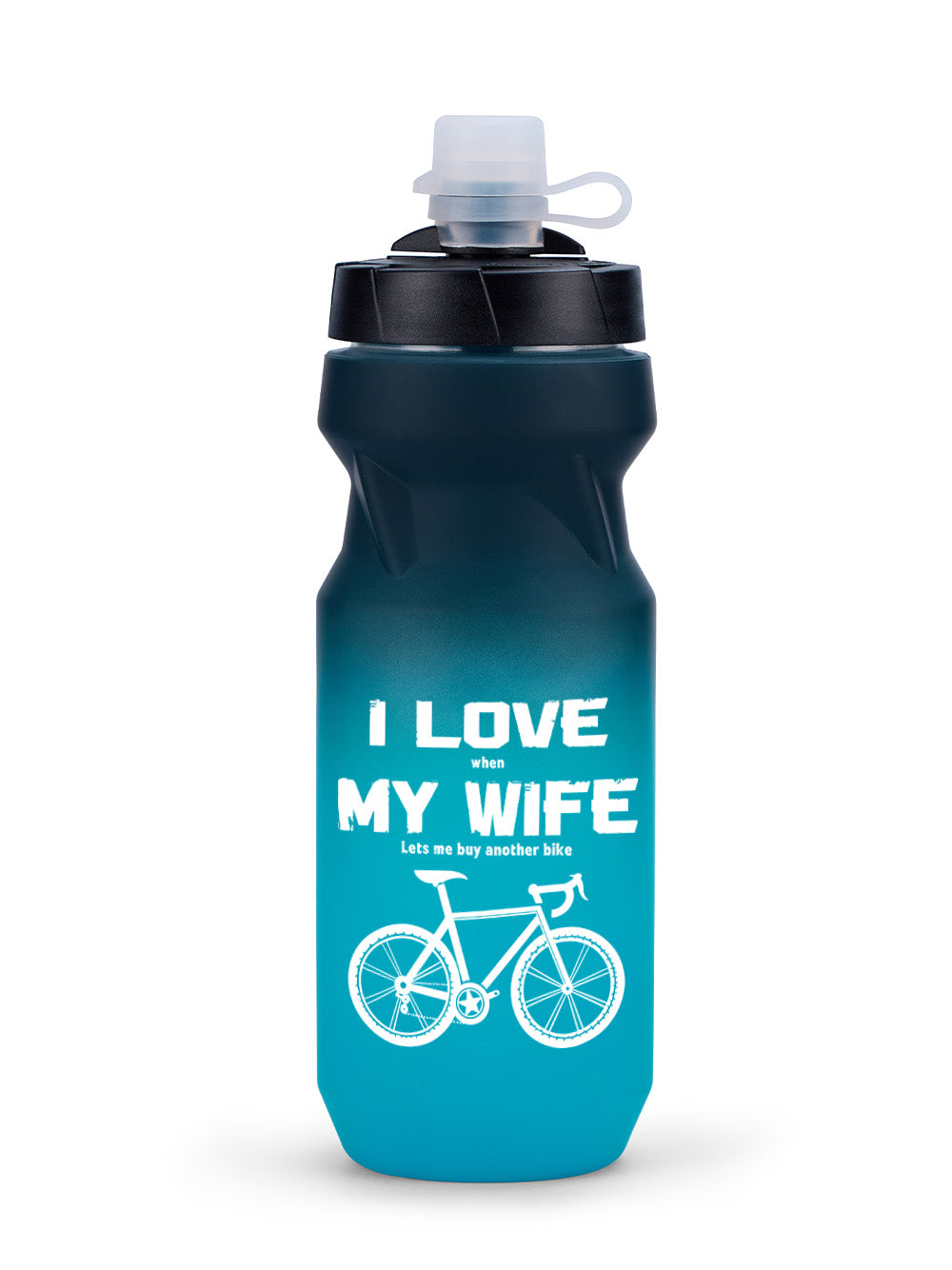 Orionride I Love My Wife 22oz Cycling Water Bottle