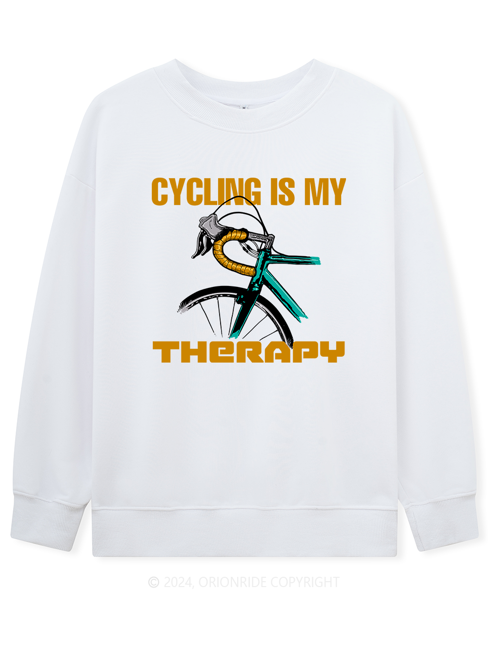 Orionride Long Sleeves Cycling Is My Therapy Bike Sweatshirts