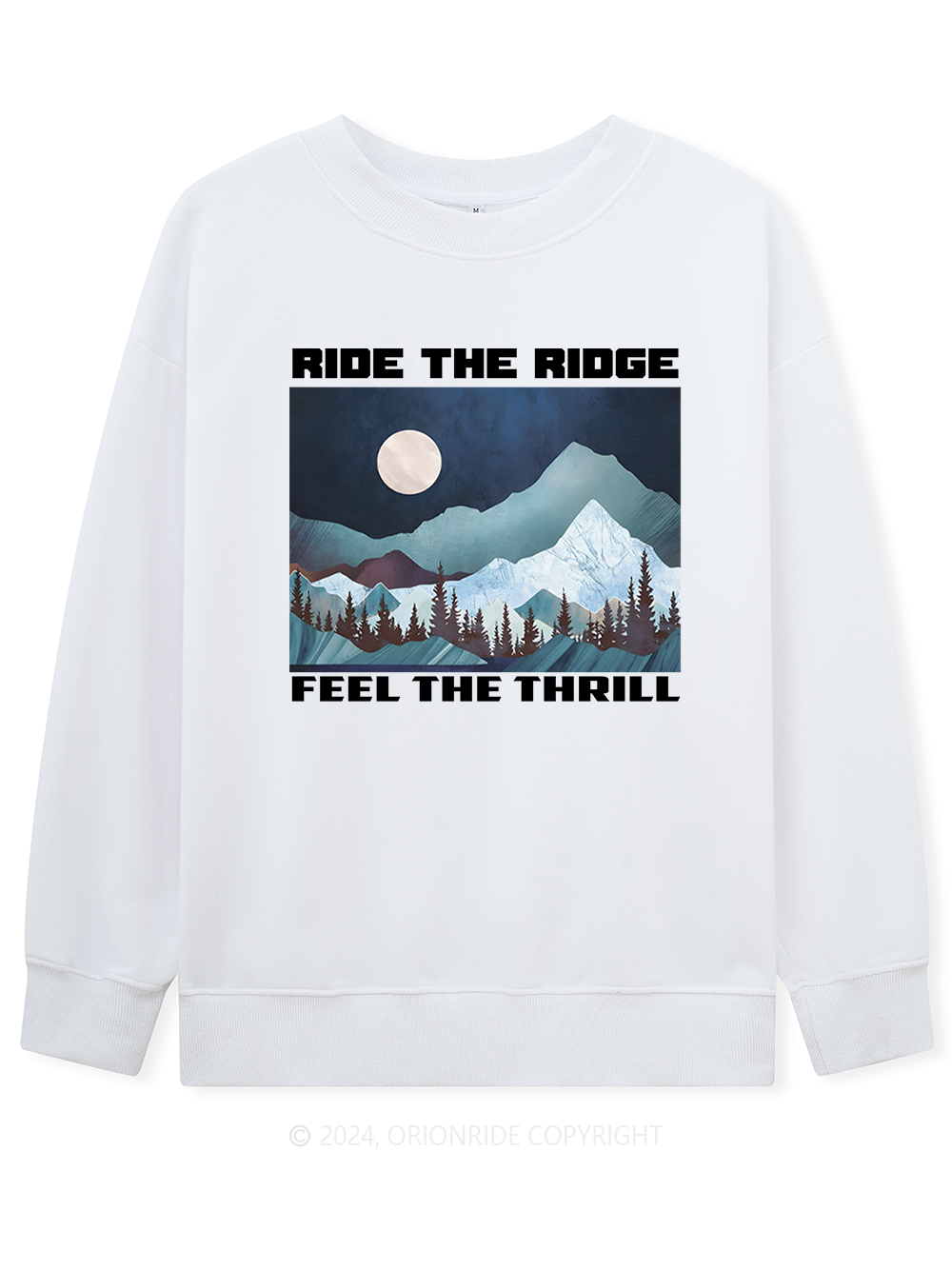 Orionride Long Sleeves Night Forest Bike Sweatshirts