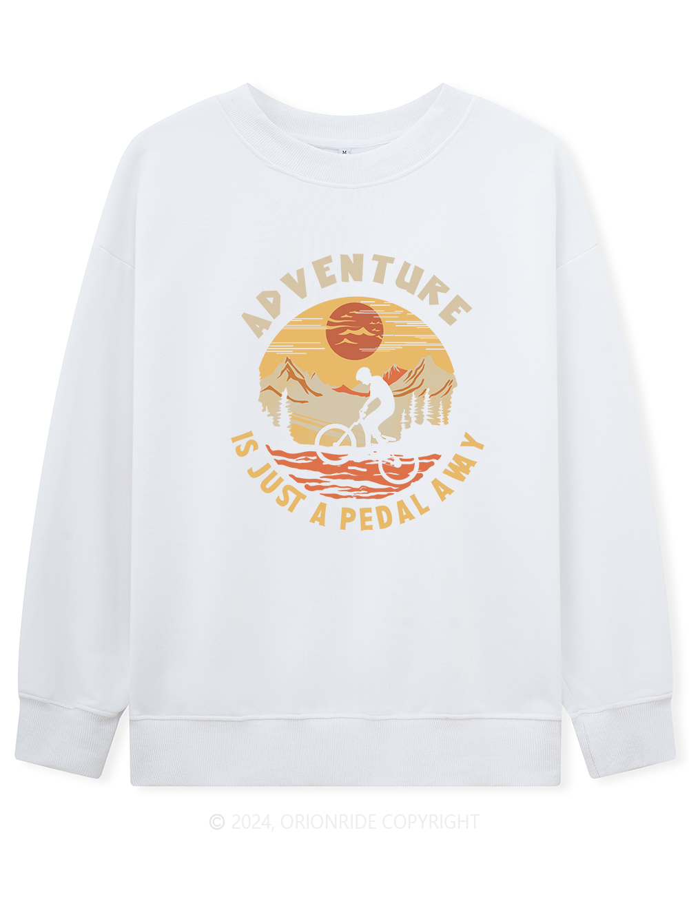 Orionride Long Sleeves Sunset Ride Bike Sweatshirts