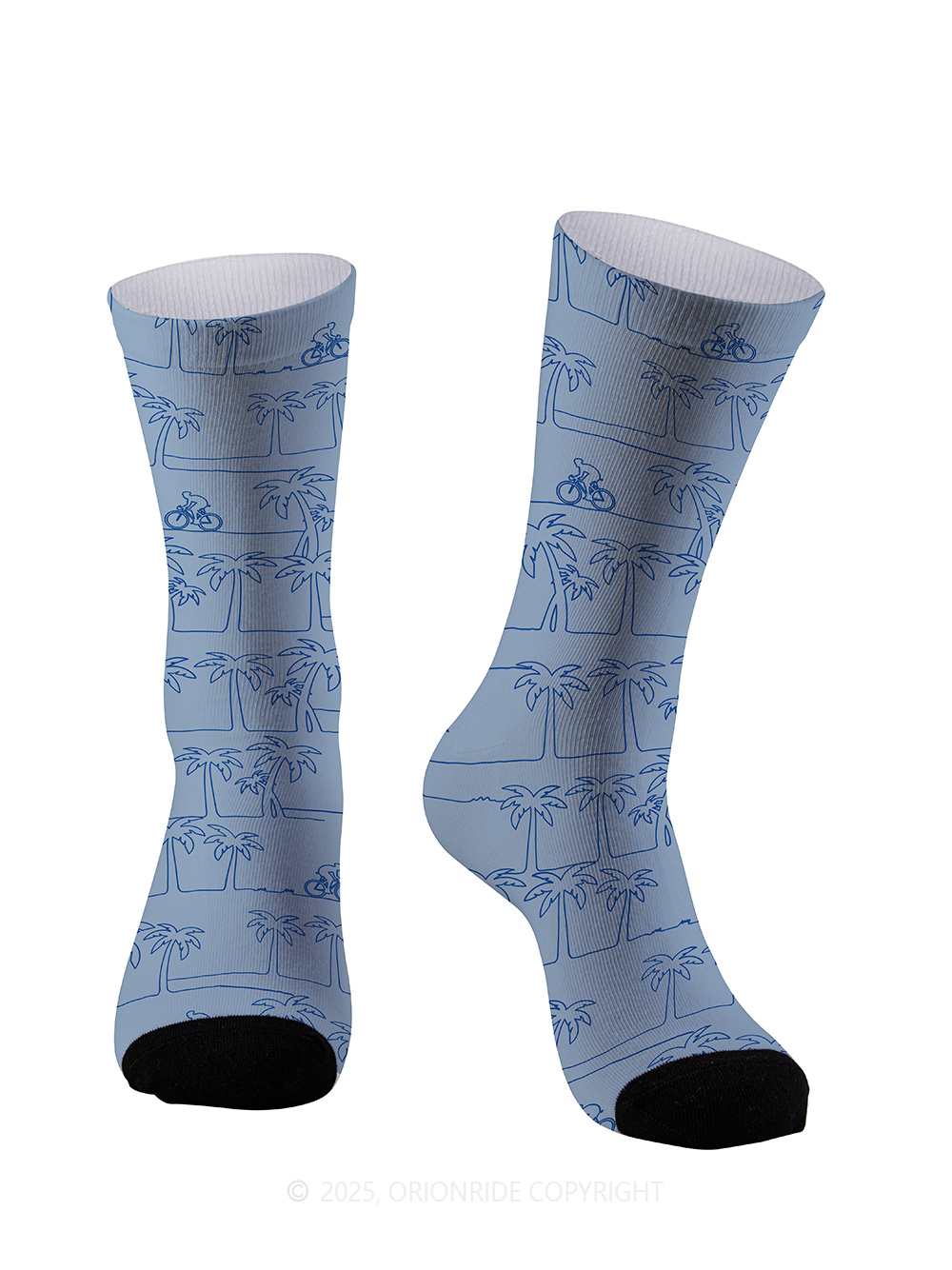 Orionride Coconut Tree Cycling Socks