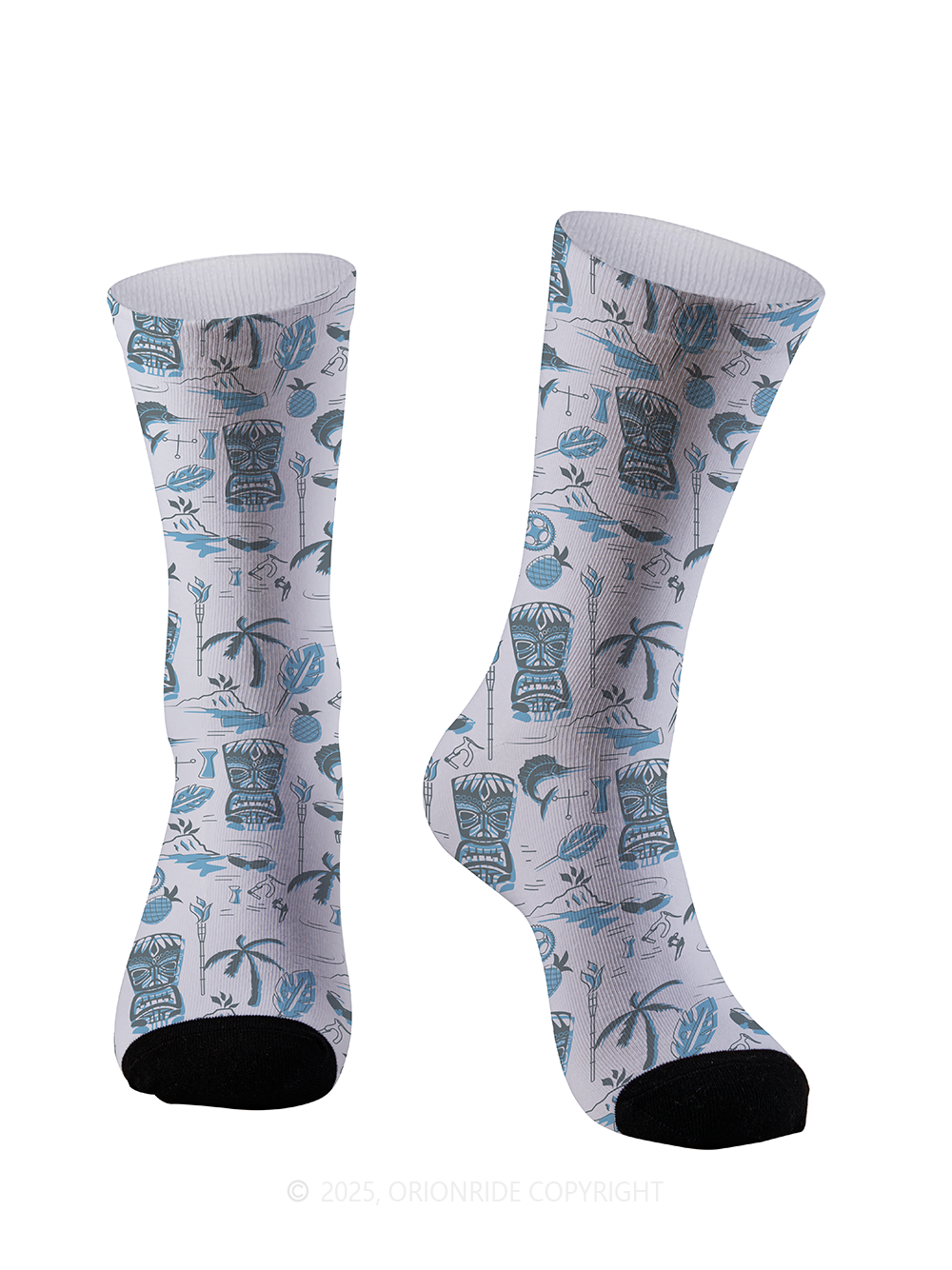 Orionride Hawaiian Ethnic Customs Cycling Socks