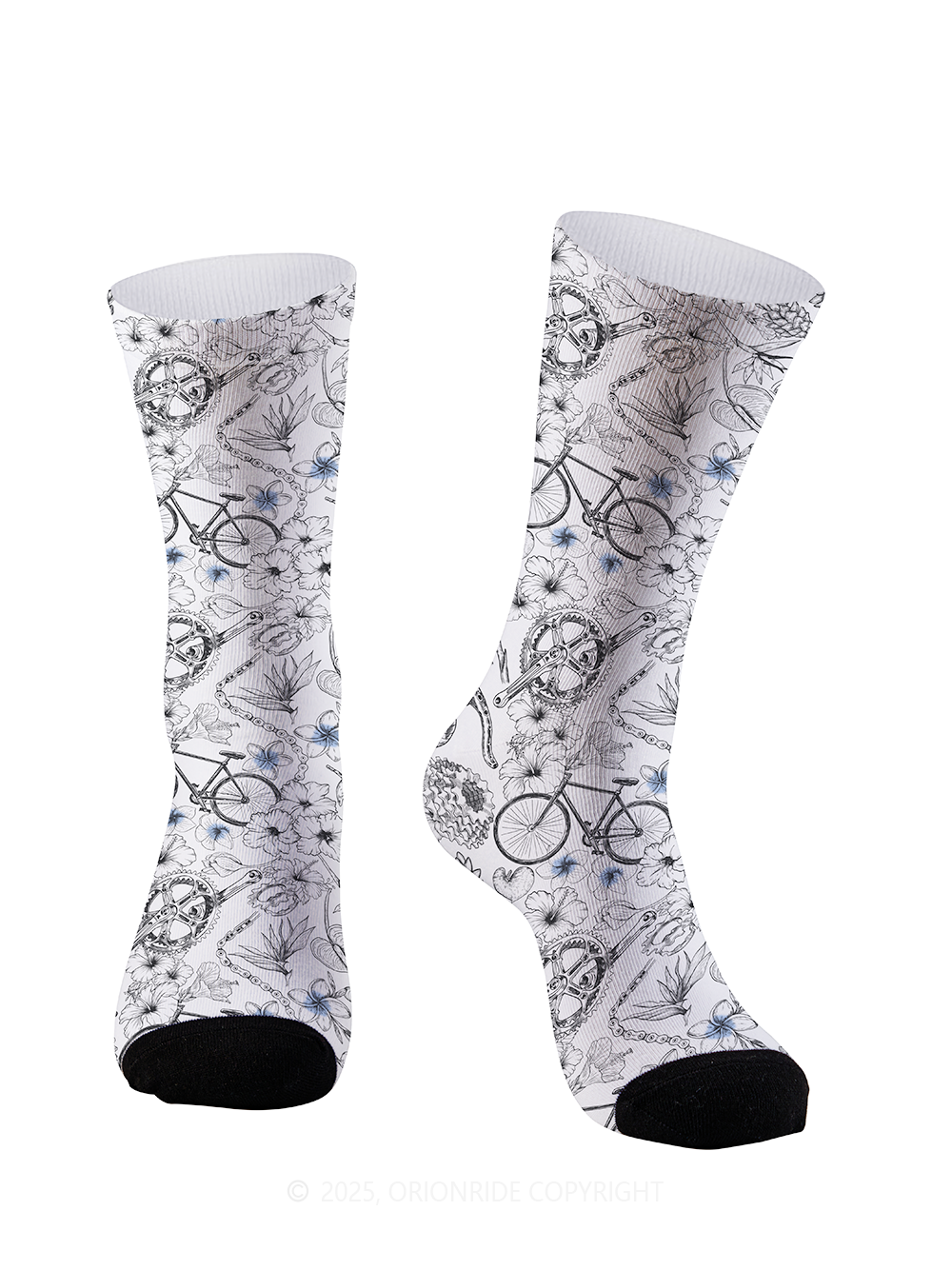 Orionride Plumeria Cycling Socks