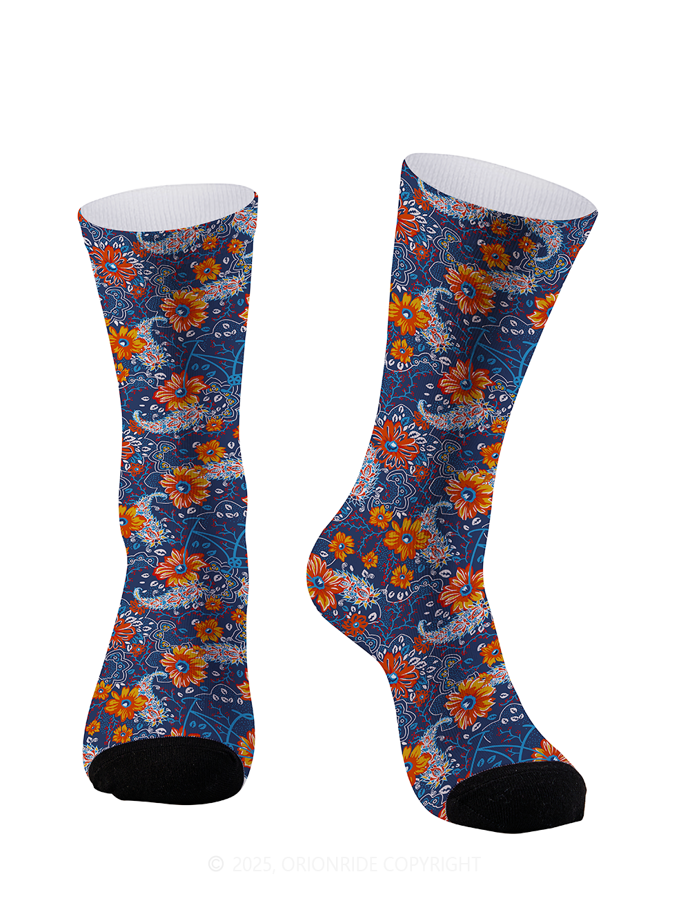 Orionride Sunset Garden Cycling Socks