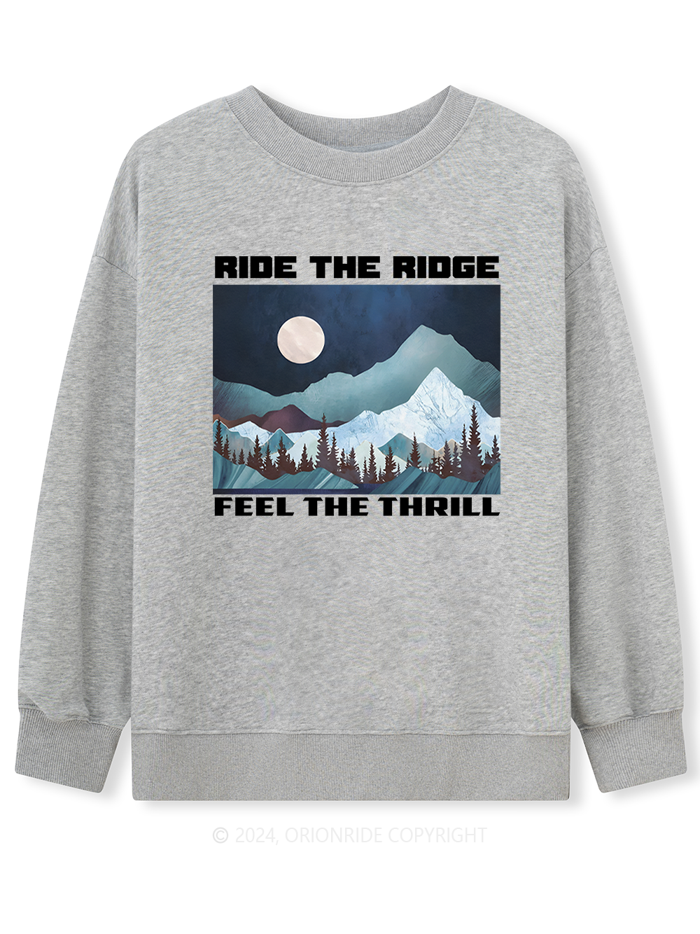 Orionride Long Sleeves Night Forest Bike Sweatshirts