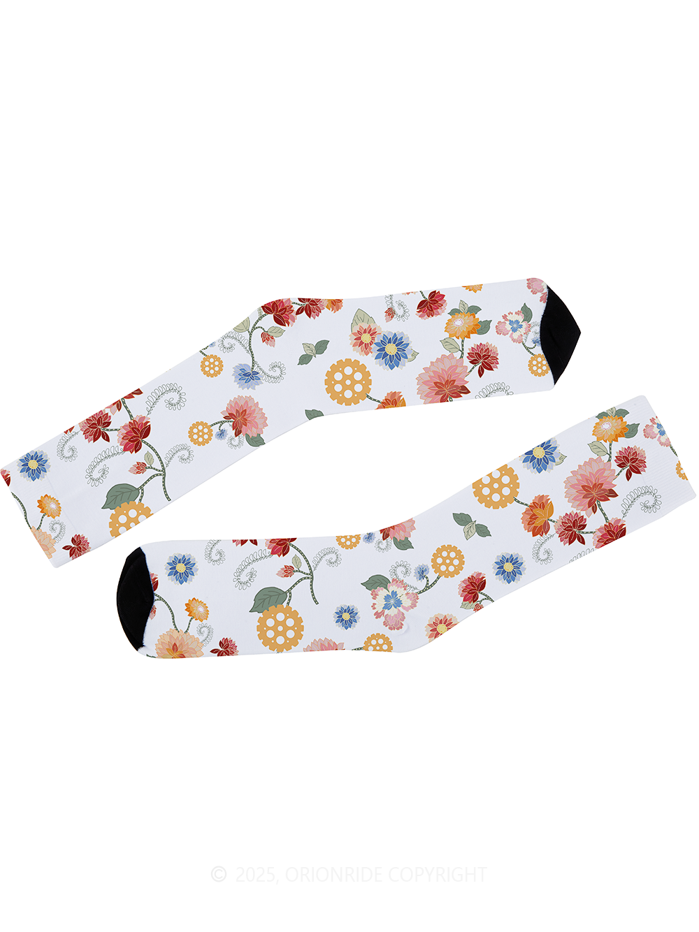 Orionride Color Gear Flower Cycling Socks