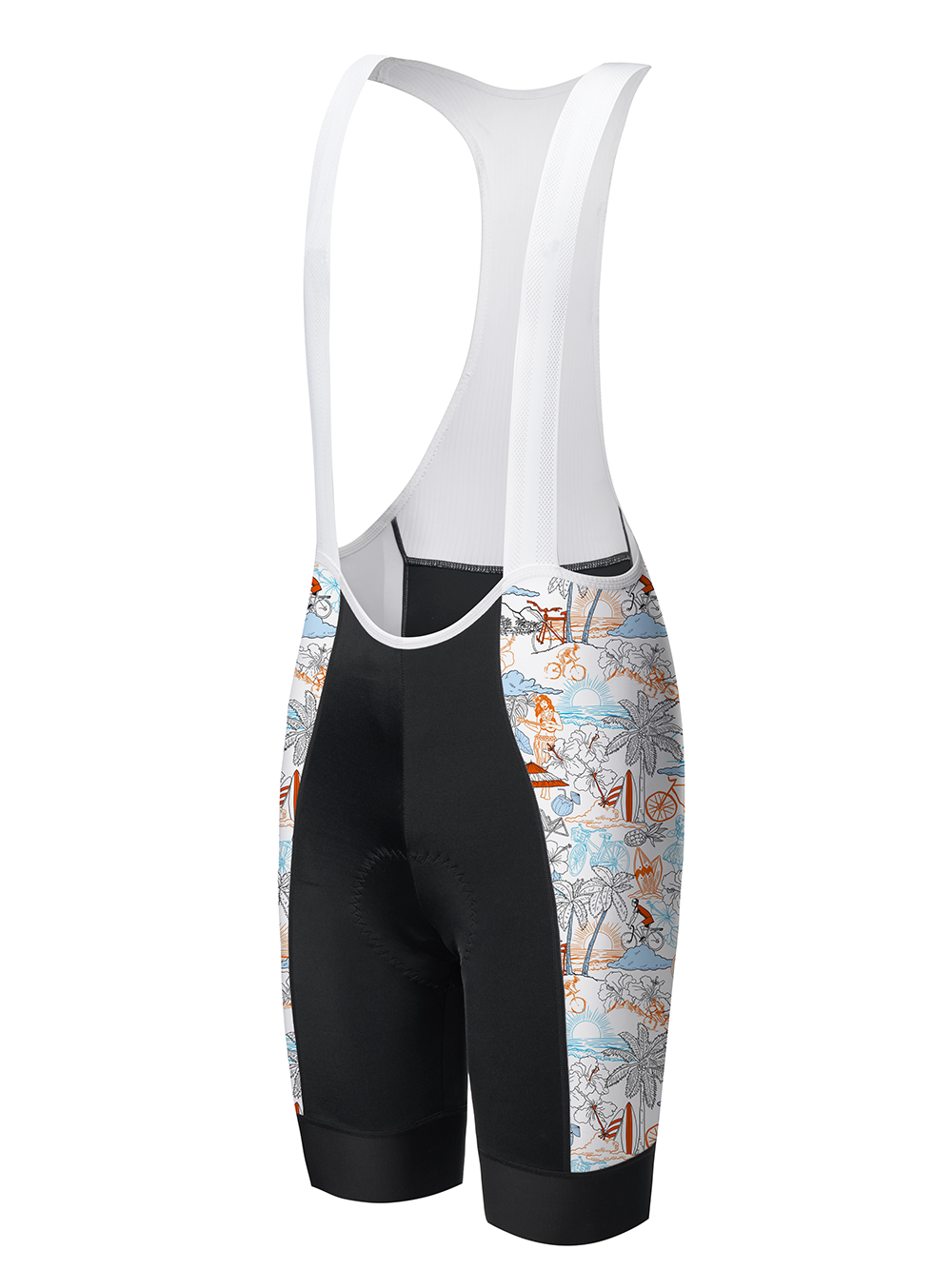 Orionride Hawaiian Style Cycling Bib Short