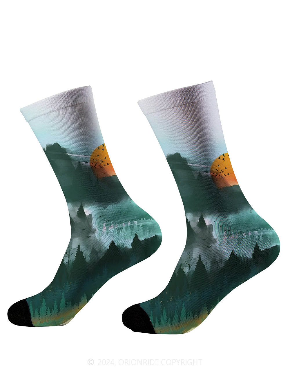 Orionride Misty Morning Cycling Socks