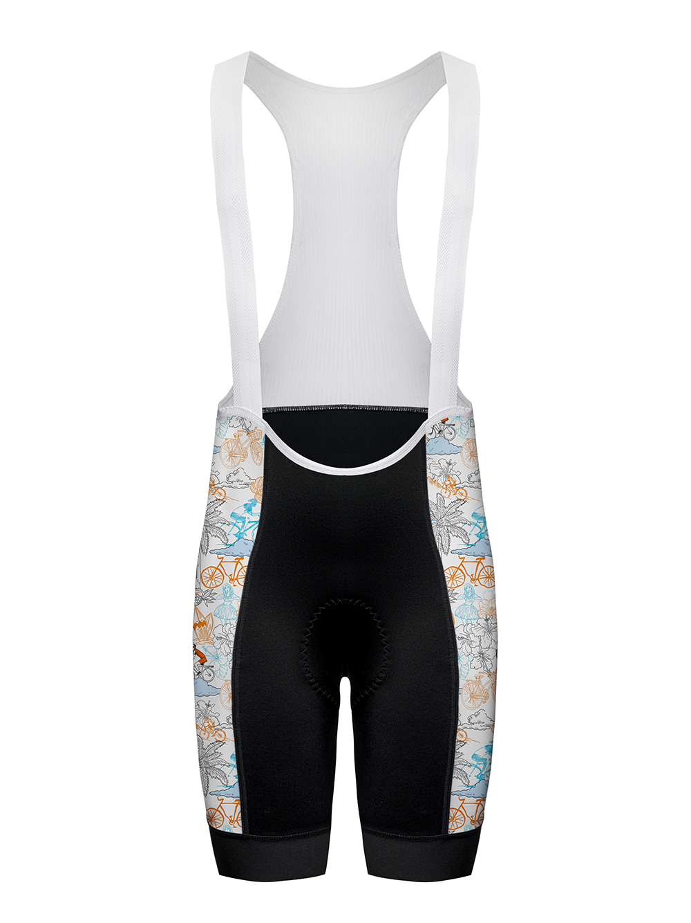 Orionride Hawaiian Style Cycling Bib Short