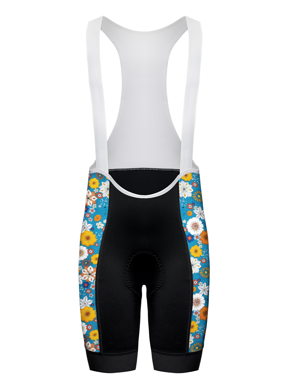 Orionride Flat Flowers Cycling Bib Short