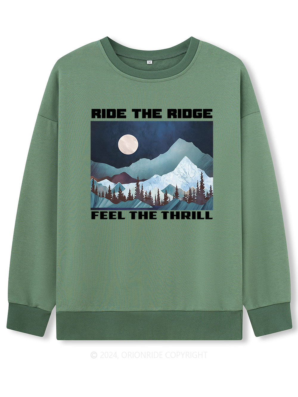 Orionride Long Sleeves Night Forest Bike Sweatshirts