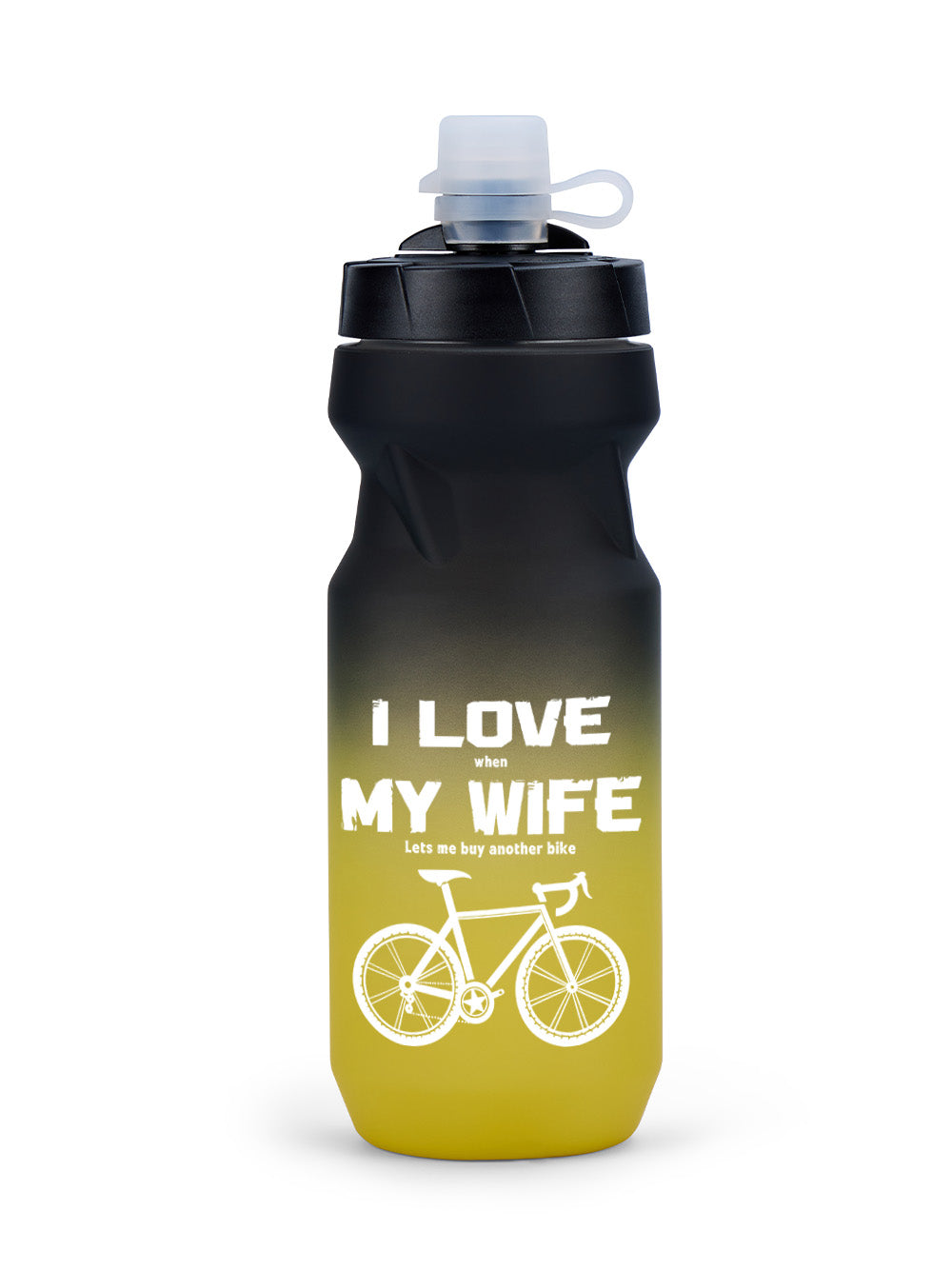 Orionride I Love My Wife 22oz Cycling Water Bottle