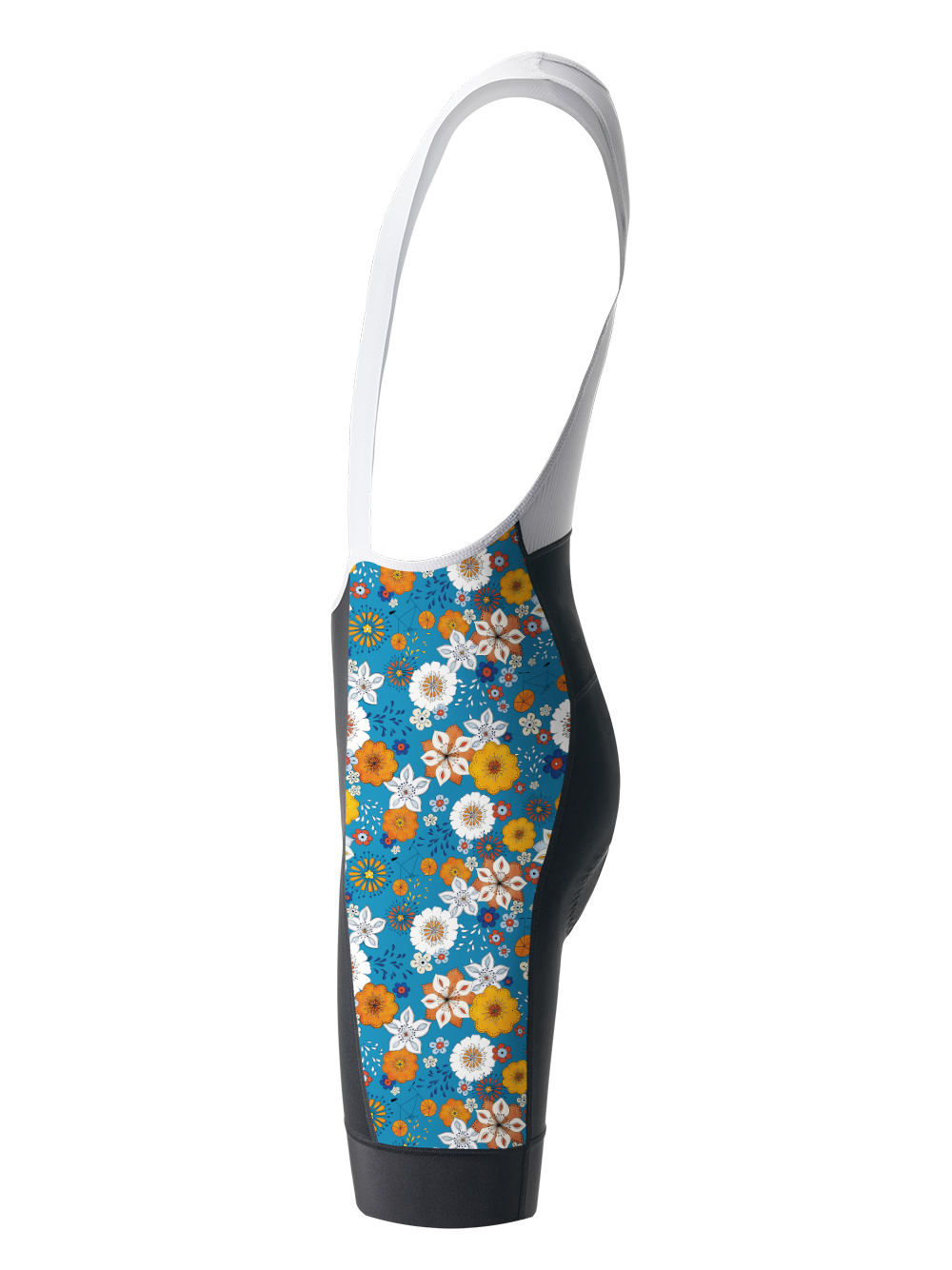 Orionride Flat Flowers Cycling Bib Short