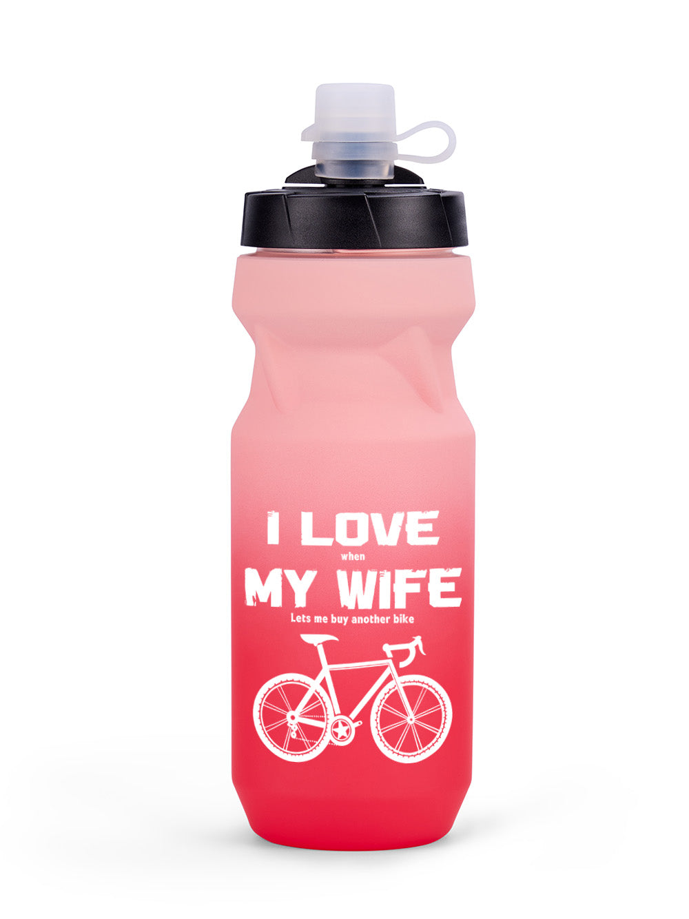 Orionride I Love My Wife 22oz Cycling Water Bottle