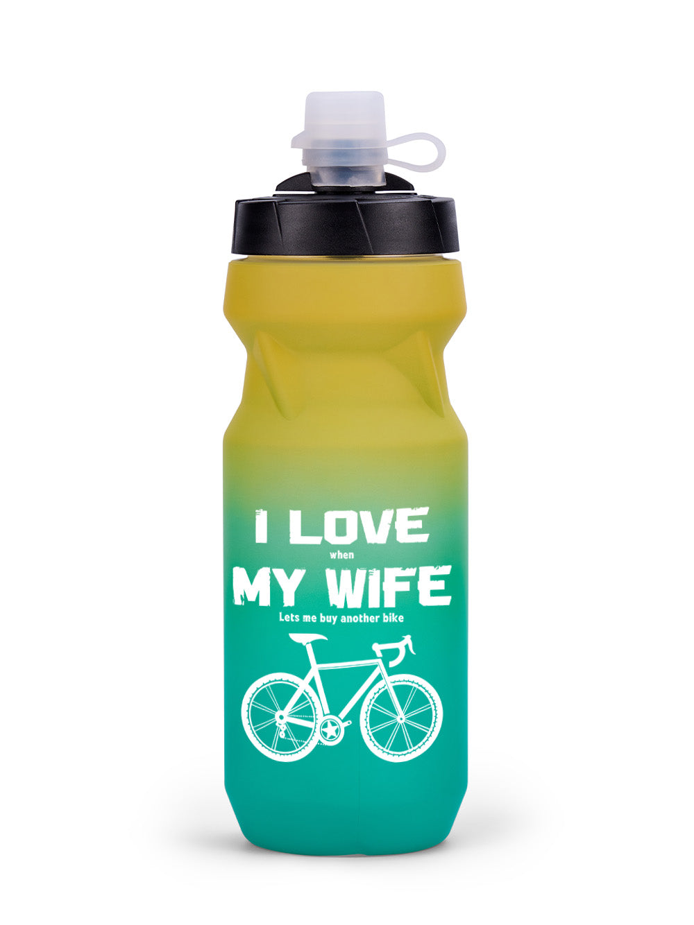 Orionride I Love My Wife 22oz Cycling Water Bottle