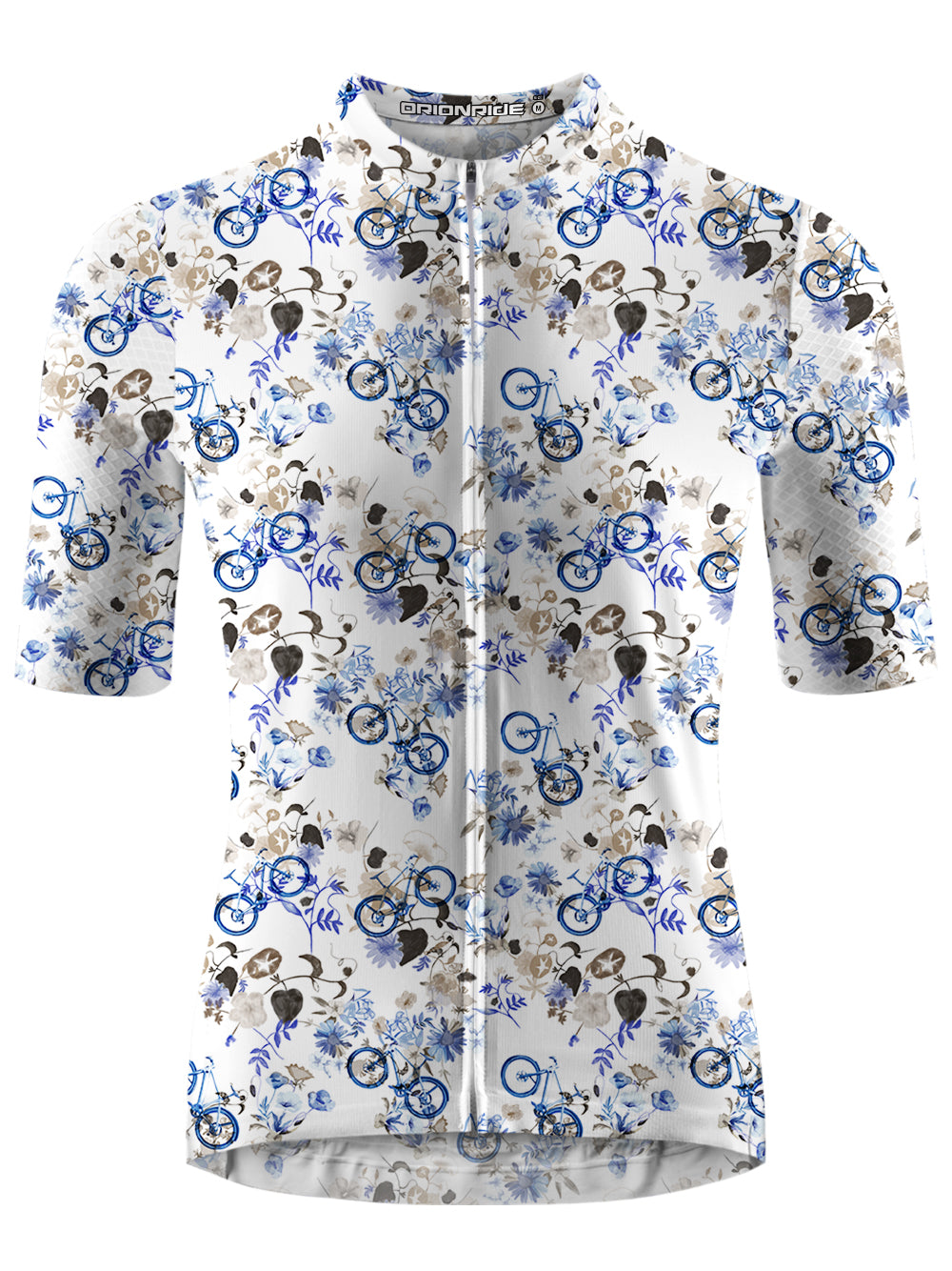 Orionride Short Sleeves Bicycle Print Cycling Jersey