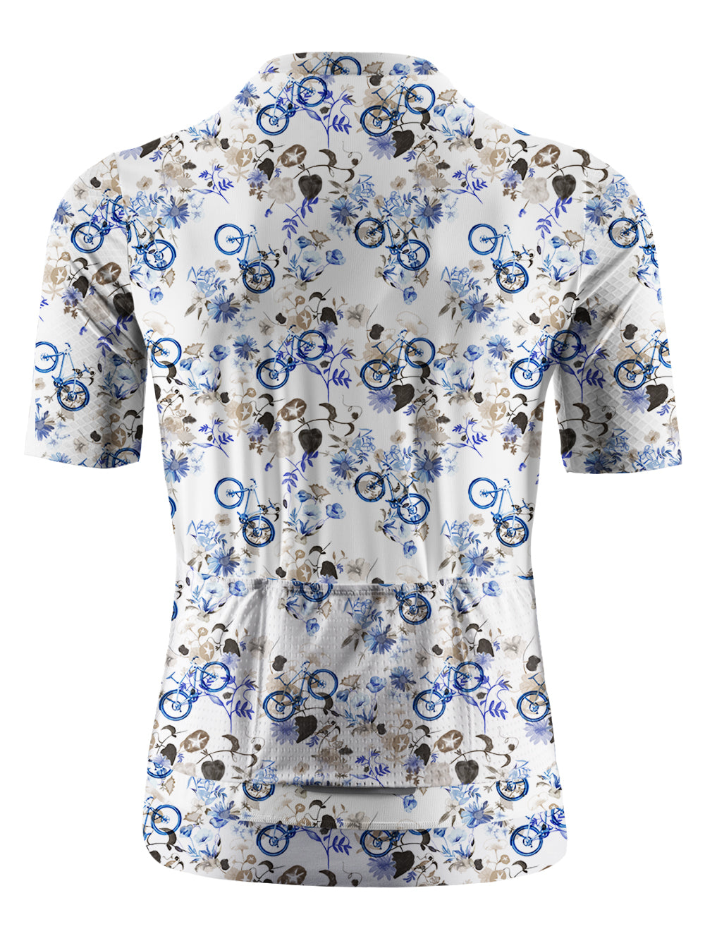 Orionride Short Sleeves Bicycle Print Cycling Jersey